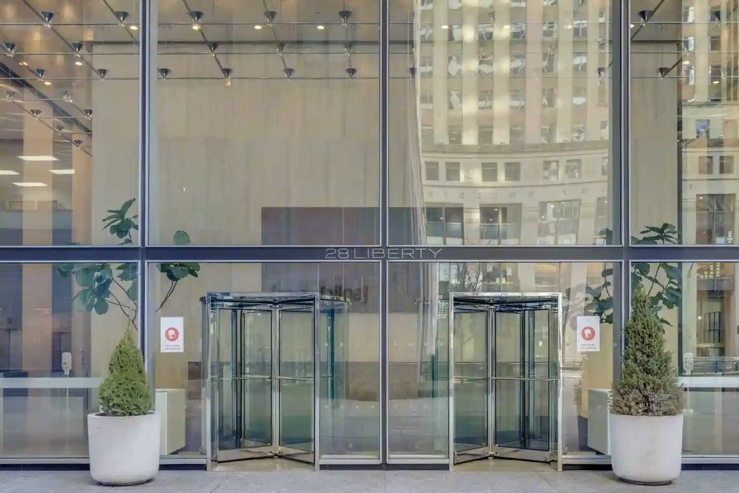 The 28 Liberty Street building in New York City